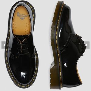 DR. MARTENS 1461 Women’s Patent Leather Oxford Shoes Black Size 5